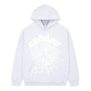 HEATHER GREY OG WEB HOODIE