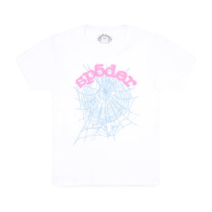 WHITE OG WEB BABY TEE