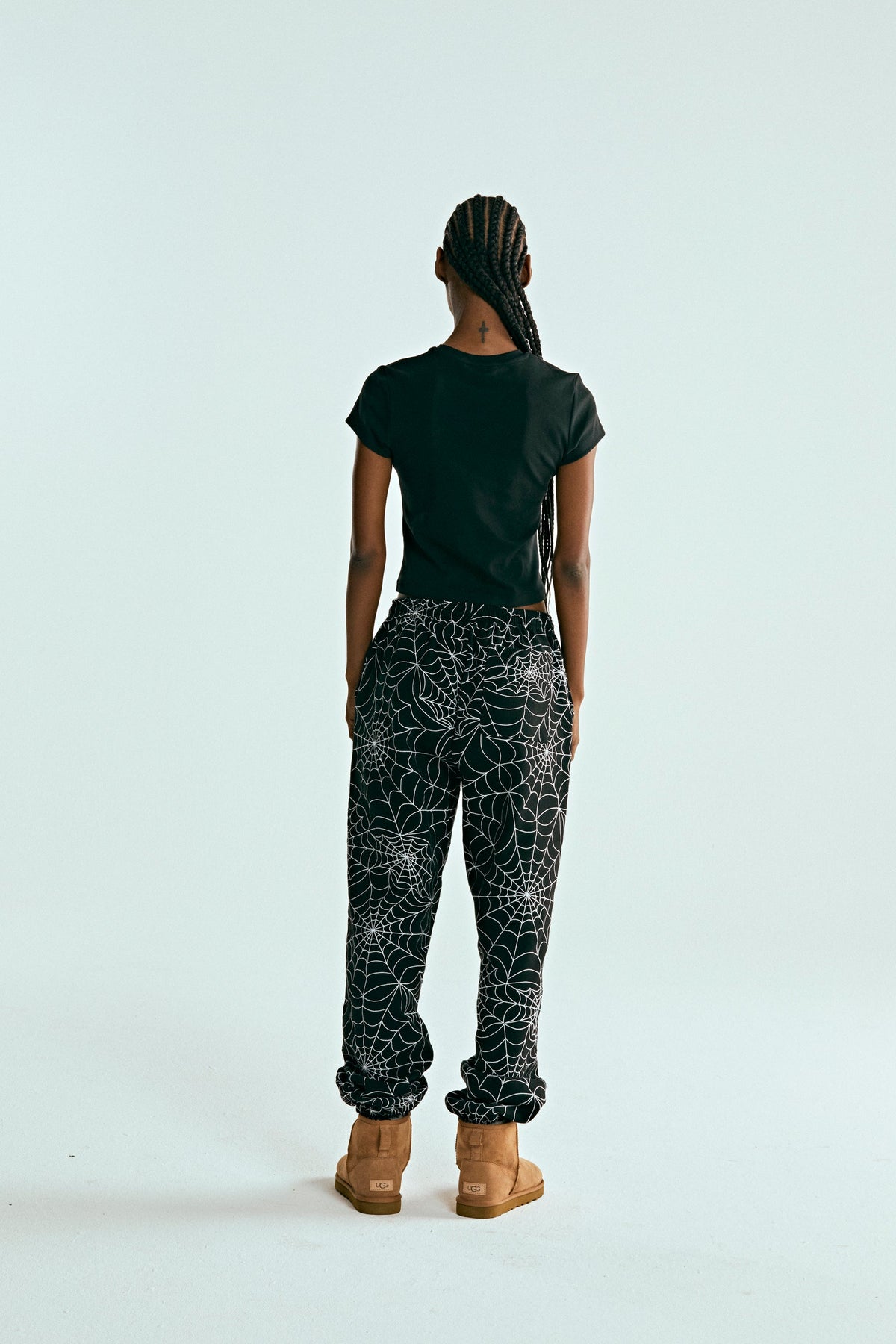 EMBROIDERED AOP SWEATPANT