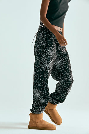 EMBROIDERED AOP SWEATPANT
