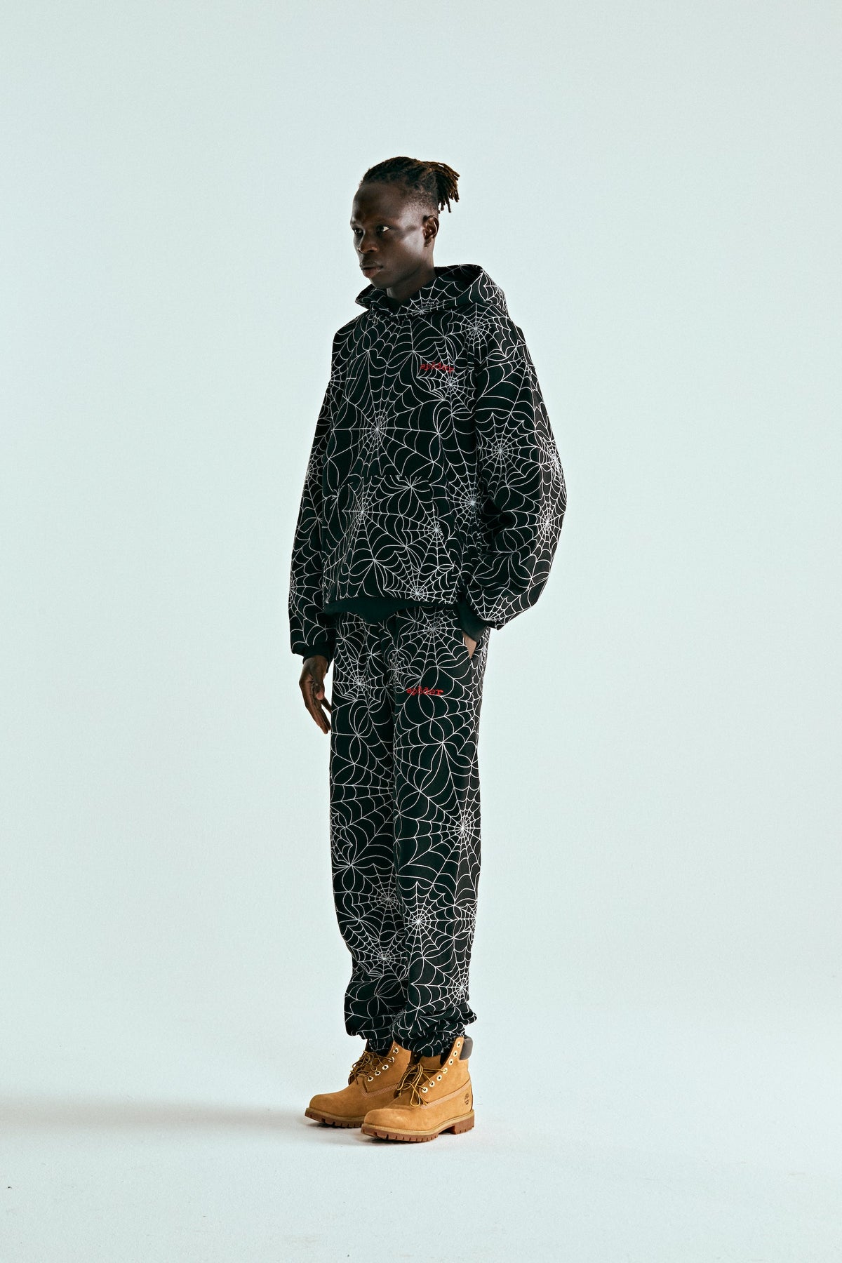 EMBROIDERED AOP HOODIE