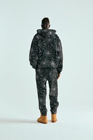 EMBROIDERED AOP HOODIE