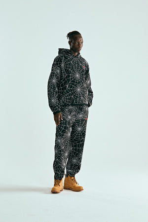 EMBROIDERED AOP HOODIE