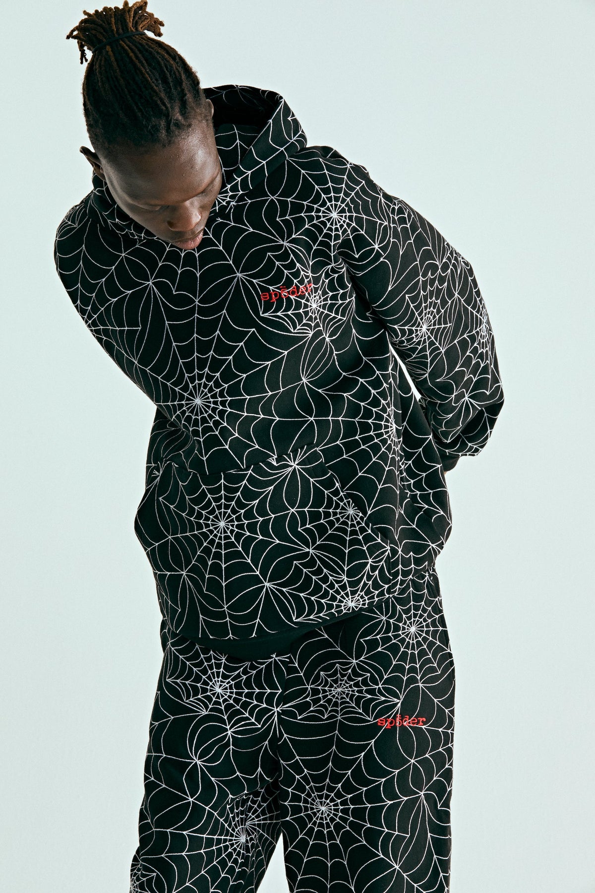 EMBROIDERED AOP HOODIE