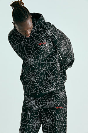 EMBROIDERED AOP HOODIE