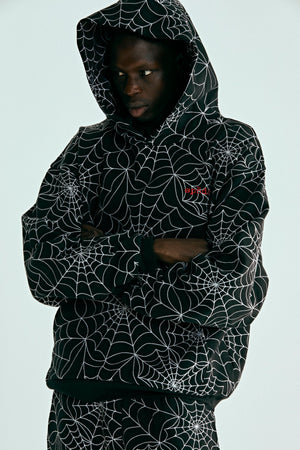 EMBROIDERED AOP HOODIE