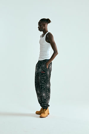 EMBROIDERED AOP SWEATPANT
