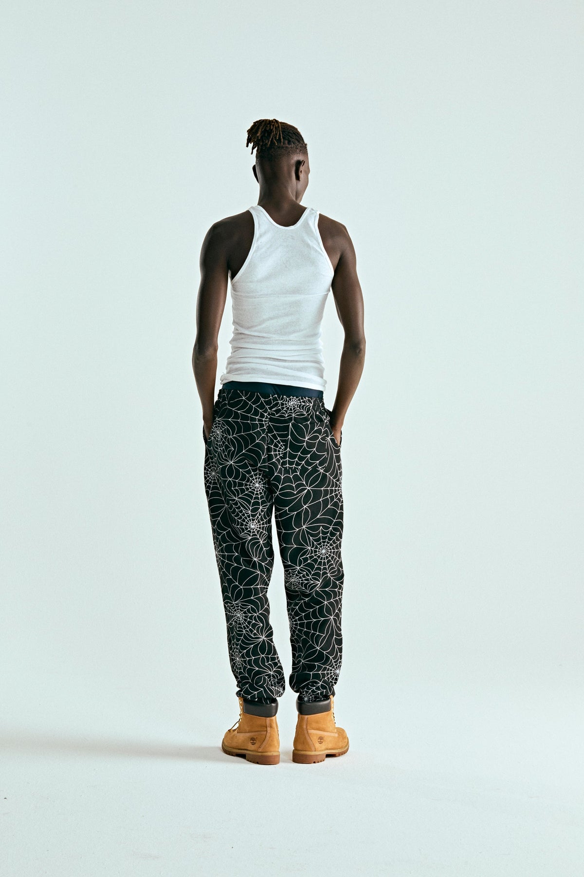 EMBROIDERED AOP SWEATPANT