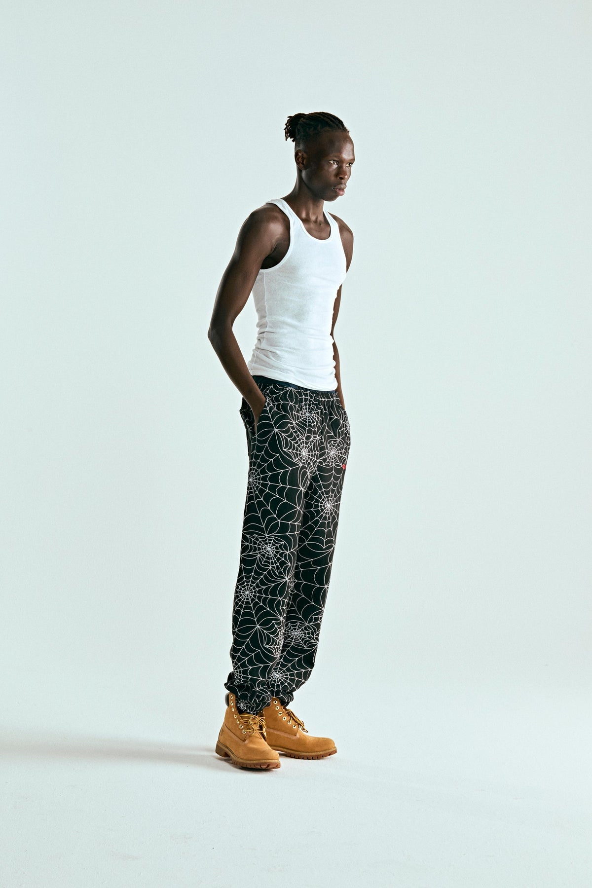 EMBROIDERED AOP SWEATPANT