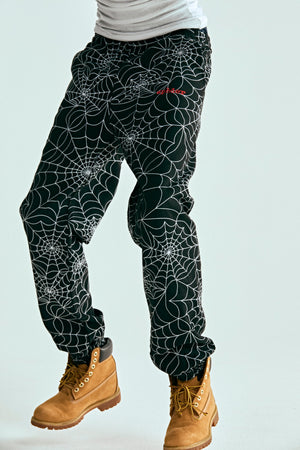 EMBROIDERED AOP SWEATPANT