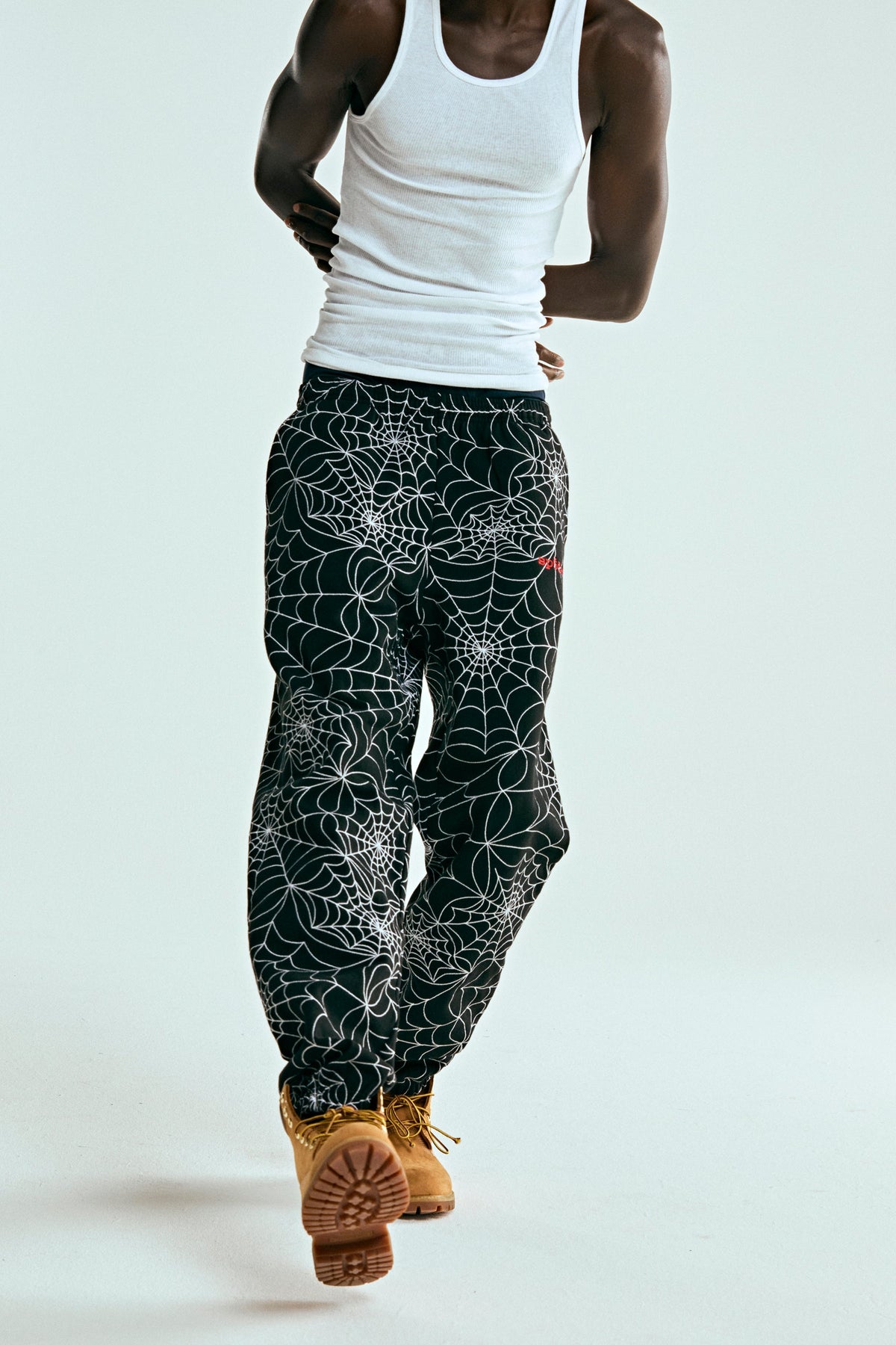 EMBROIDERED AOP SWEATPANT
