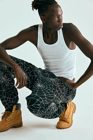 EMBROIDERED AOP SWEATPANT